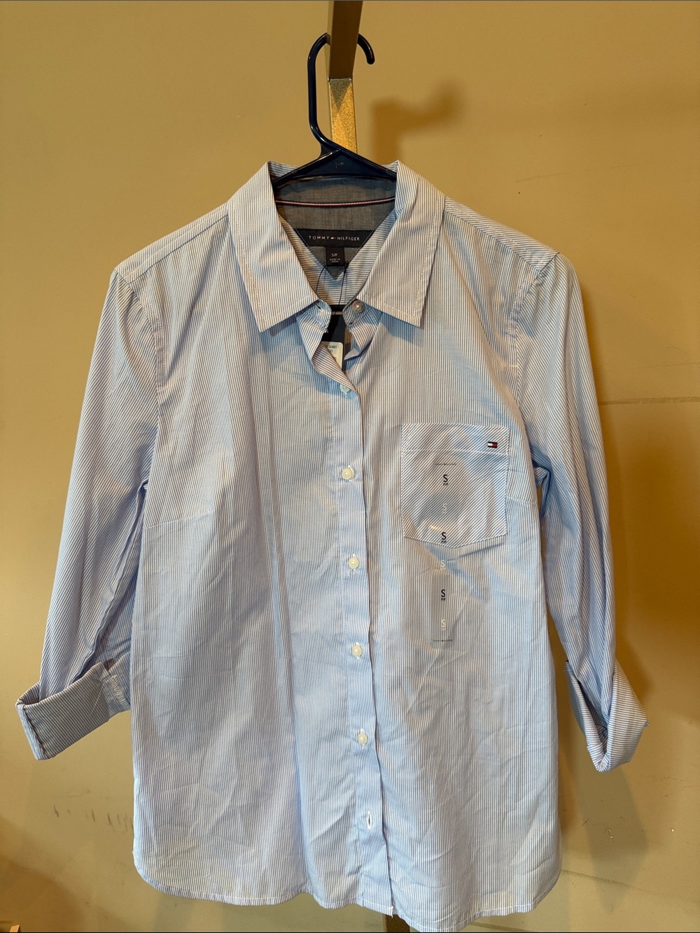 Tommy Hilfiger Pale Blue Men's Button-Down Shirt